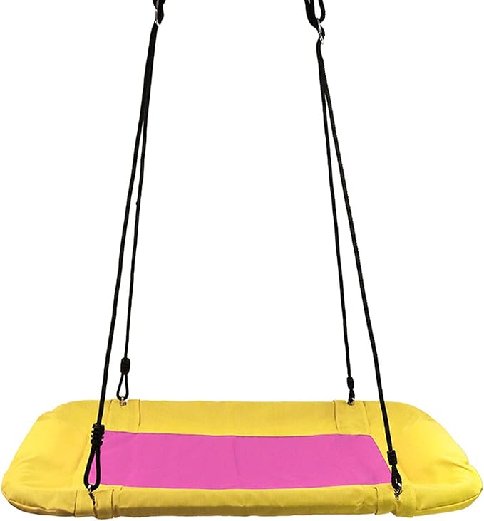 แพลตฟอร์มกลางแจ้ง Swing Sable Square Swing เก้าอี้สำหรับสนามหลังบ้านกลางแจ้งสวนแขวนเก้าอี้ง่ายติดตั้งน้ำหนัก 300 กิโลกรัมความจุน้ำหนัก 300 กิโลกรัม